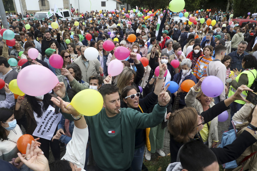 La enseñanza concertada protesta por el cierre de aulas en Galicia