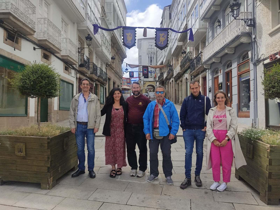 Turoperadores de Italia visitan Betanzos invitados por el grupo de Concellos do Camiño Inglés