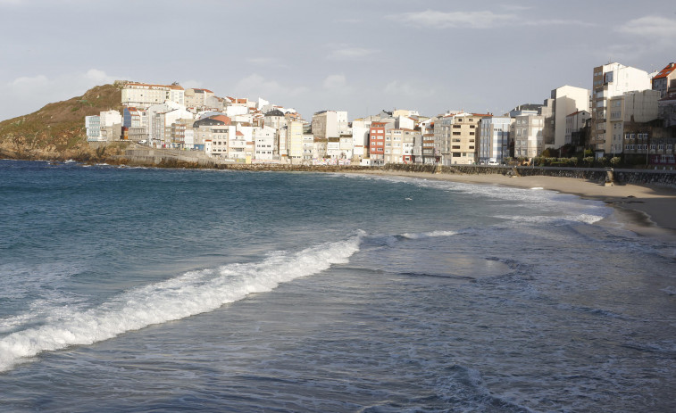 Aviso amarillo por viento en el mar en la Costa da Morte
