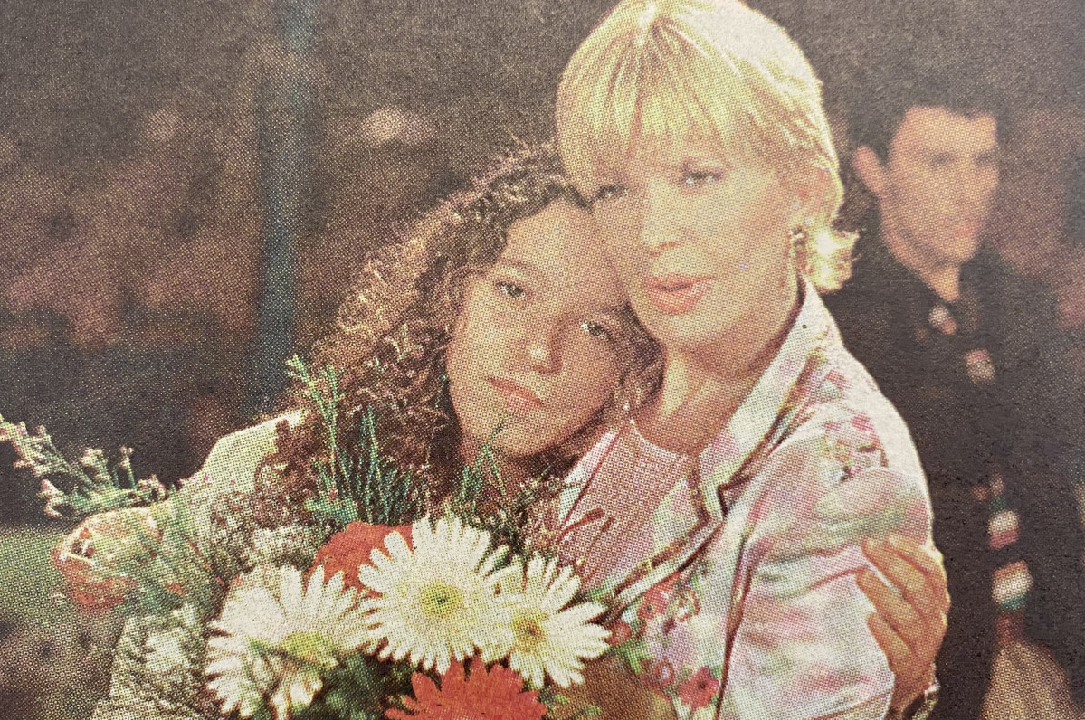 Barbara Rey y Sofu00eda Cristo en Coruu00f1a 1997