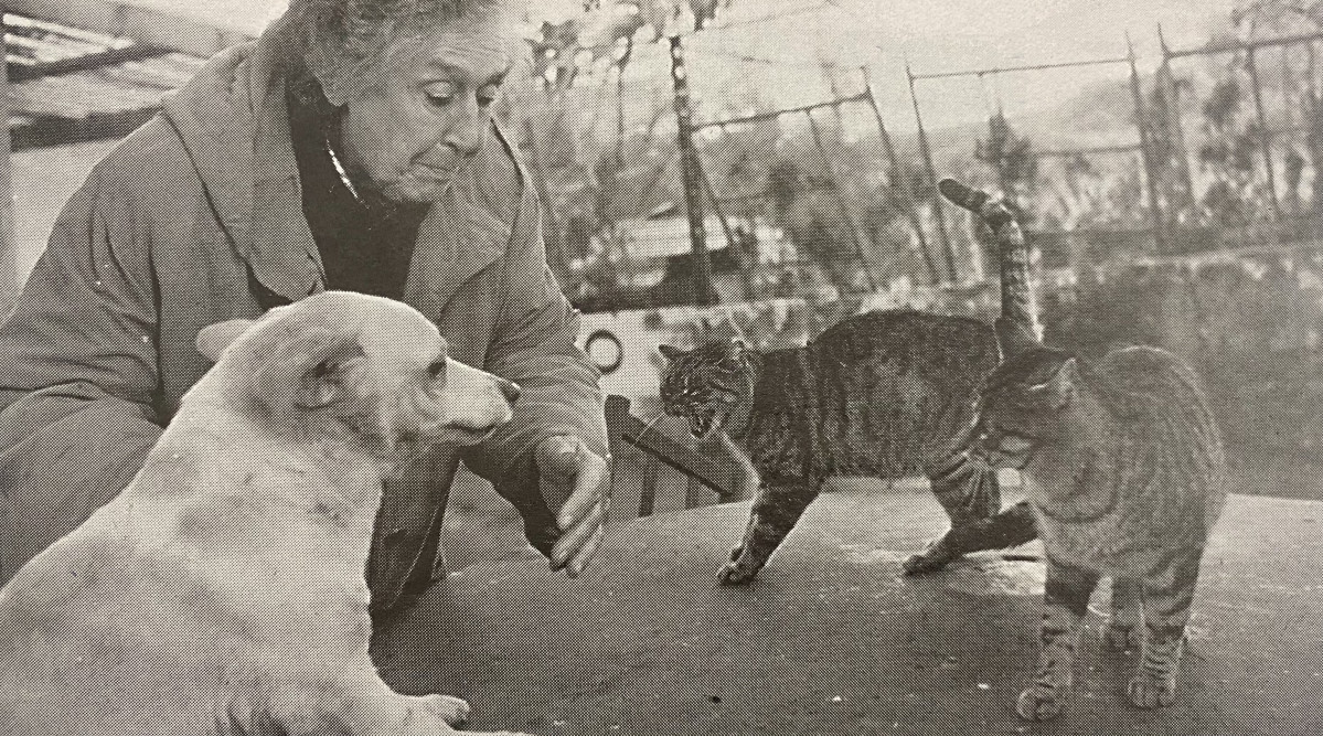 Matilde Figueroa, refugio de perros de San Diego 1997