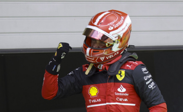Leclerc salva el día para Ferrari en casa de Red Bull y Sainz abandona