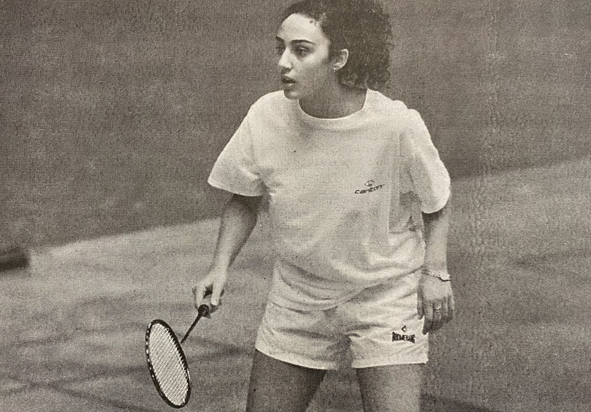 Silvia Cobelo, jugadora de badminton 1997