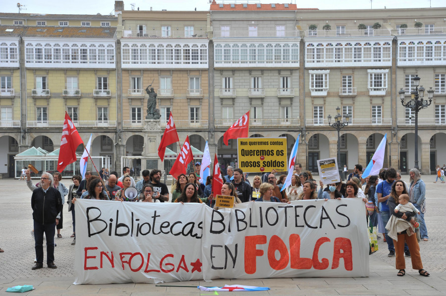 Los empleados de las bibliotecas deciden hoy si realizan nuevas protestas