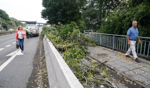 Tormenta de rayos en Orto