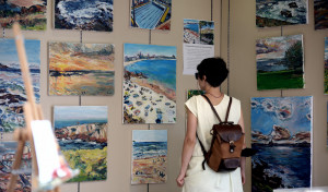 Feira de Artes Plásticas en Méndez Núñez