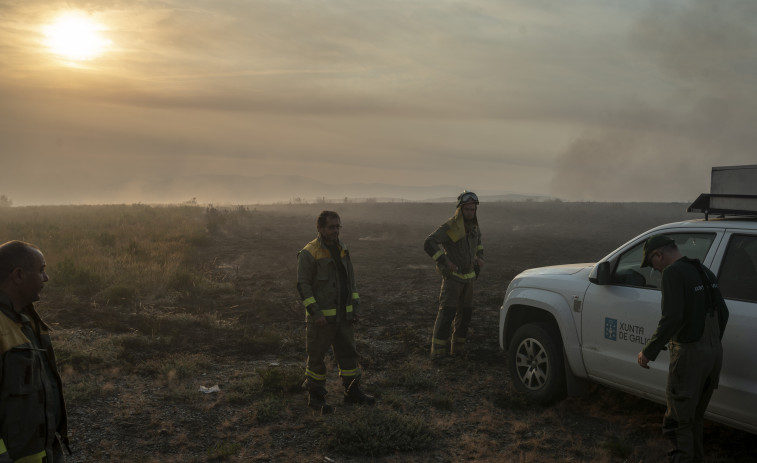 Más de 4.000 hectáreas quemadas en los incendios forestales en Galicia