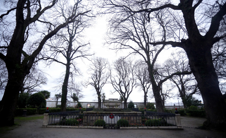 Las obras del jardín de San Carlos se aplazan por falta de material