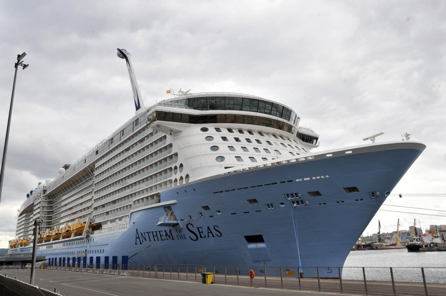 Unas 6.000 personas llegaron a bordo del ‘Anthem of the seas’