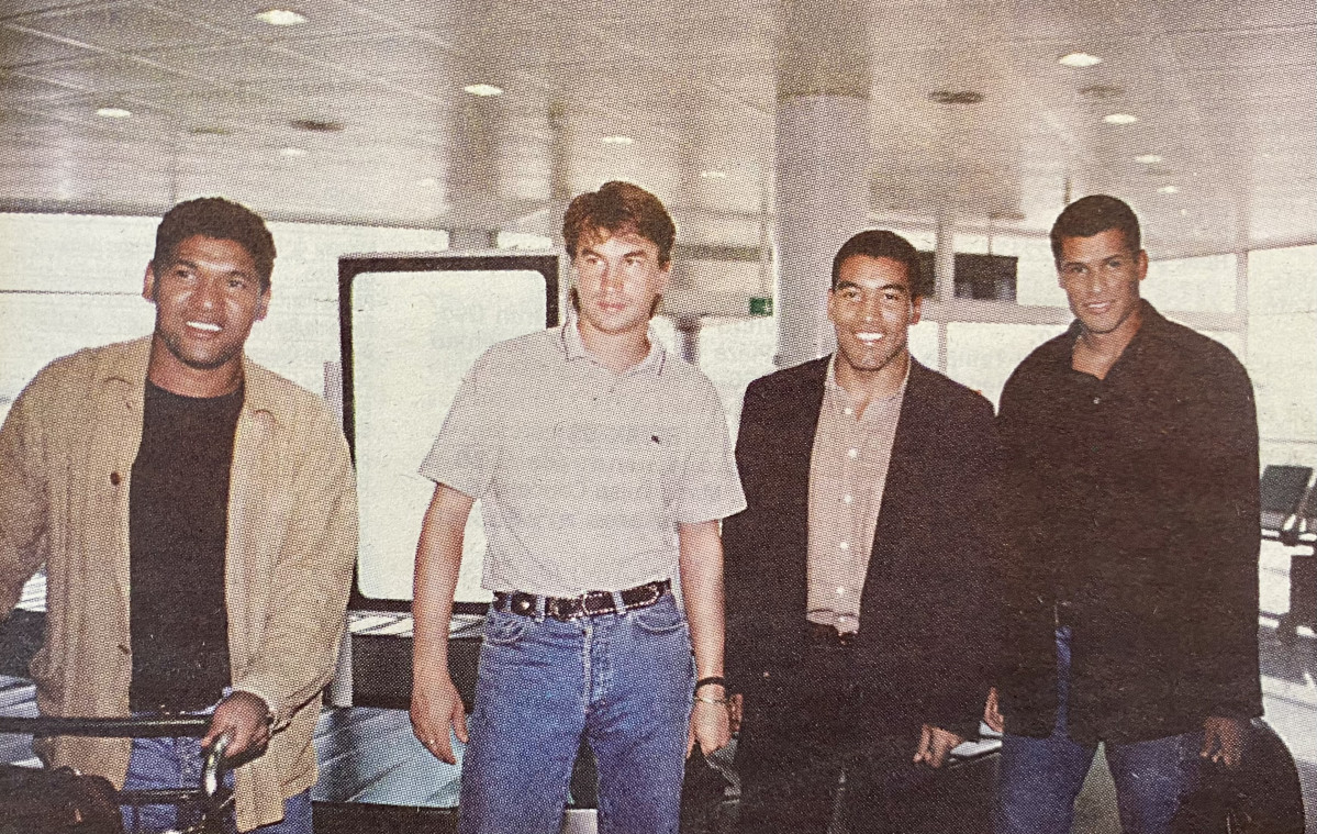 Donato, Radchenko, Mauro Silva y Rivaldo