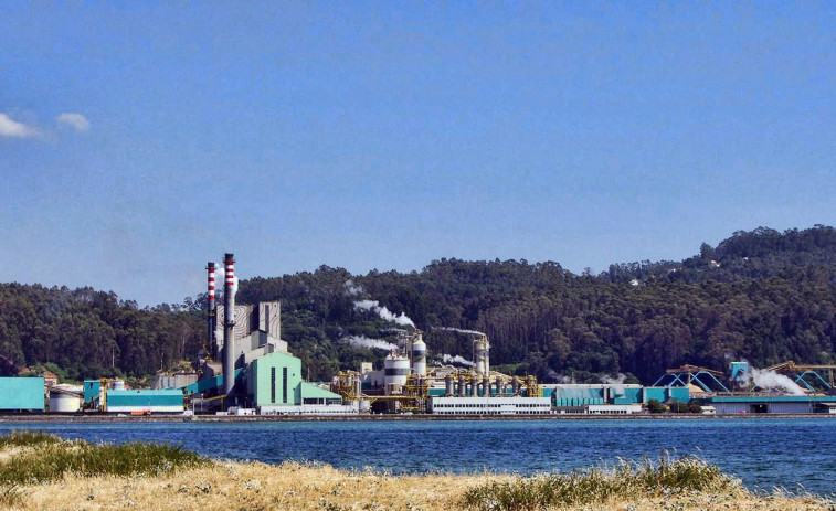 Ence para temporalmente su actividad en Pontevedra por bajo caudal del Lérez