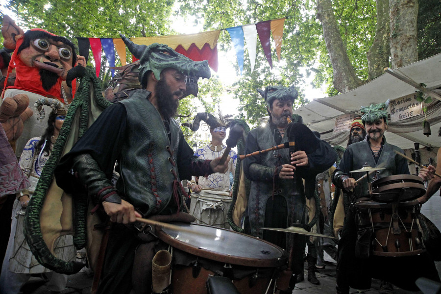 Cinco días de fantasía medieval en las calles de la Ciudad Vieja y María Pita