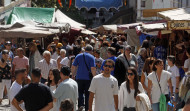 Los comerciantes de la feria medieval dicen que las ventas han caído sobre un 40%