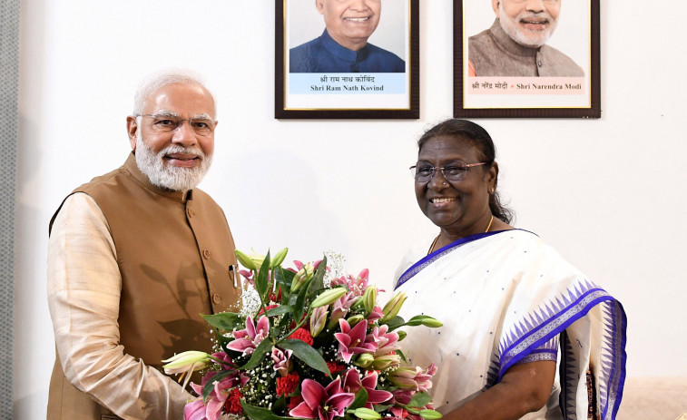 Droupadi Murmu, primera mujer tribal que asume la presidencia de la India