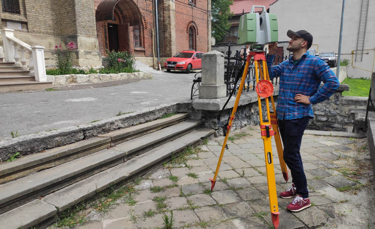 Ingenieros ucranianos hacen modelos del patrimonio en 3D ante la amenaza de destrucción