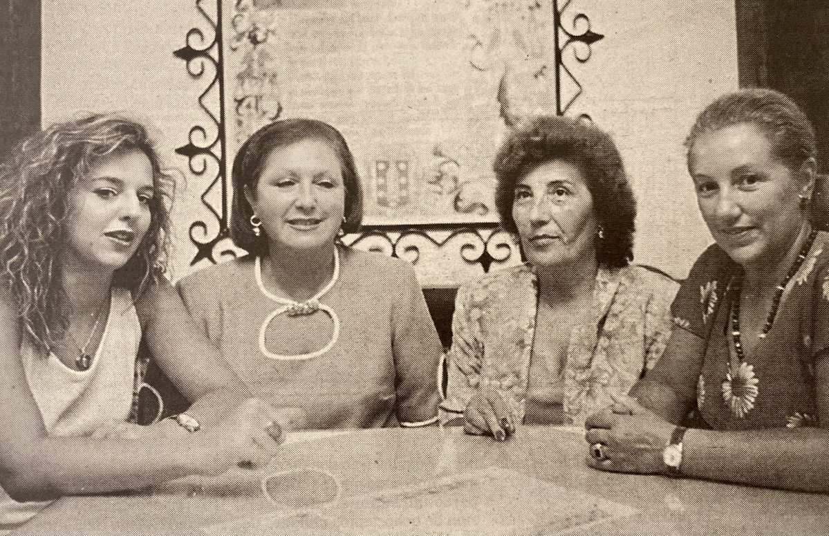 Silvia Fraga, Pilar Barreiro, Ángeles de la Iglesia y ángeles de la Fuente 1997