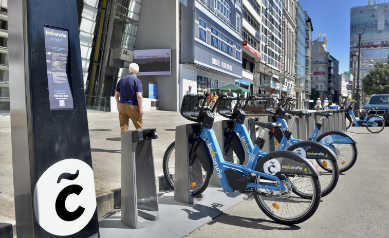 El renovado servicio de BiciCoruña bate el récord de usos en un solo día, con 1.253