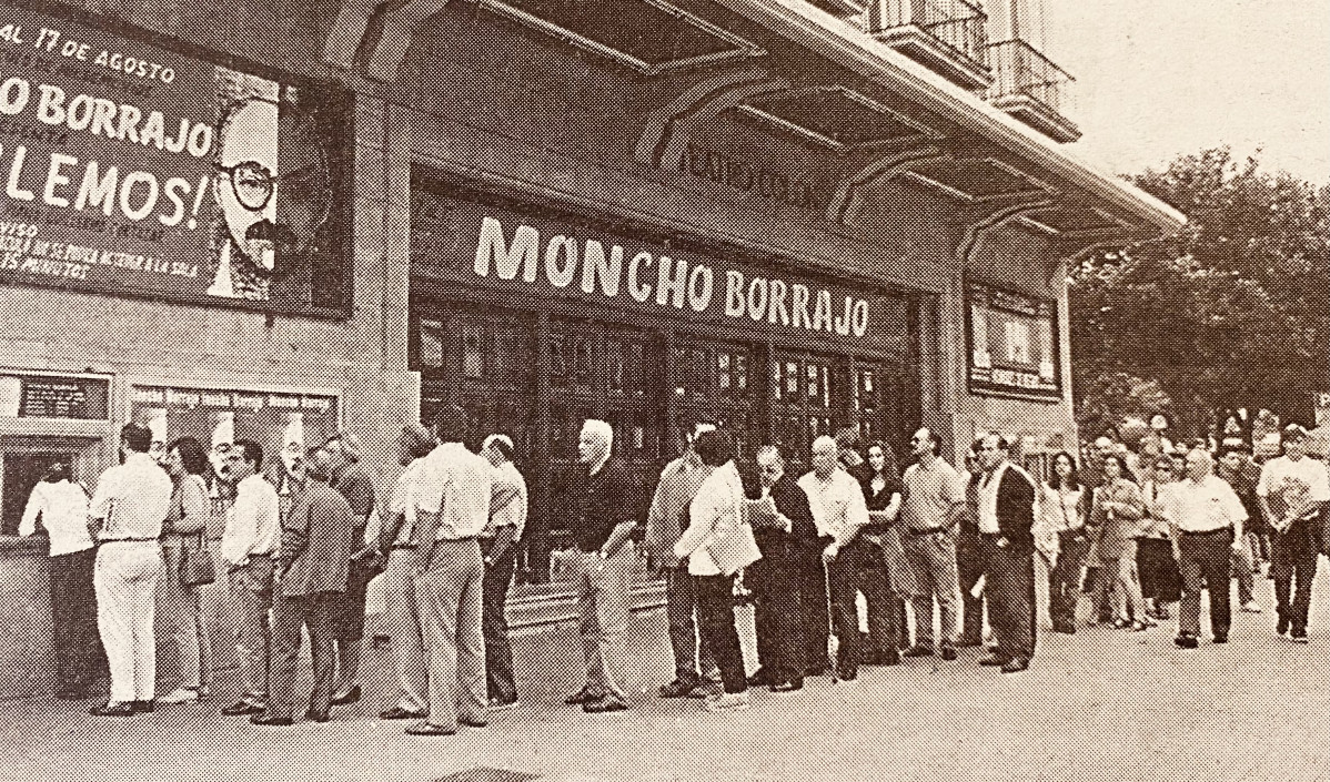 Moncho Borrajo en el teatro Colu00f3n en 1997