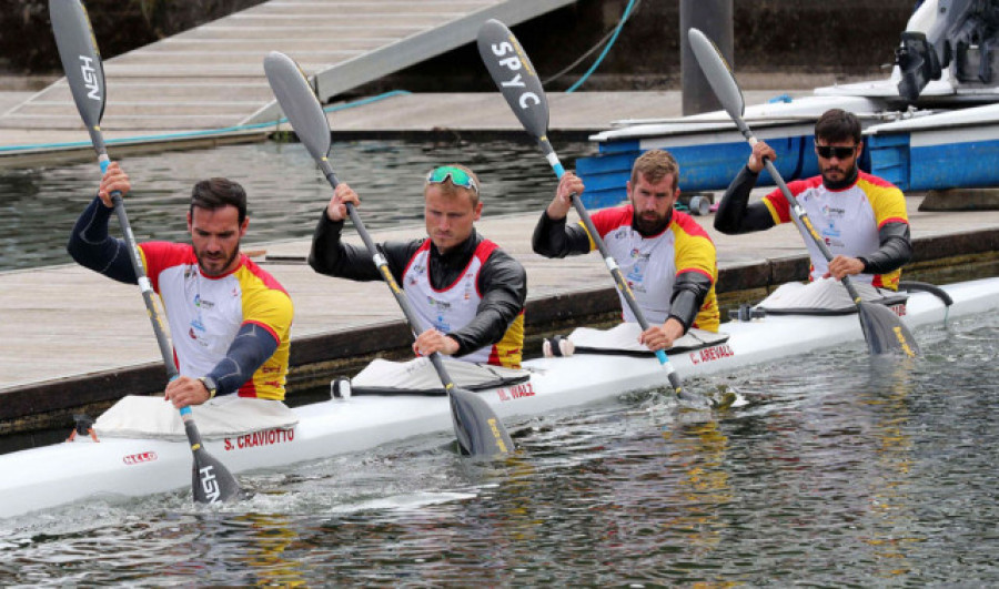 Carlos Arévalo luchará por medalla en el K4 500