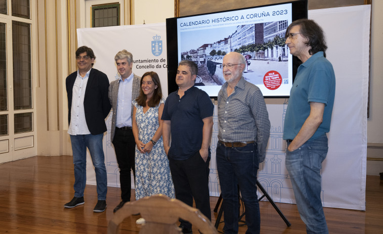 El Calendario Histórico 2023 de A Coruña incluye imágenes inéditas y 600 efemérides de la ciudad