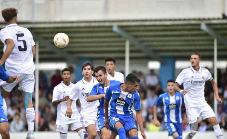 El Depor tropieza en Cantarrana ante el Real Madrid Castilla