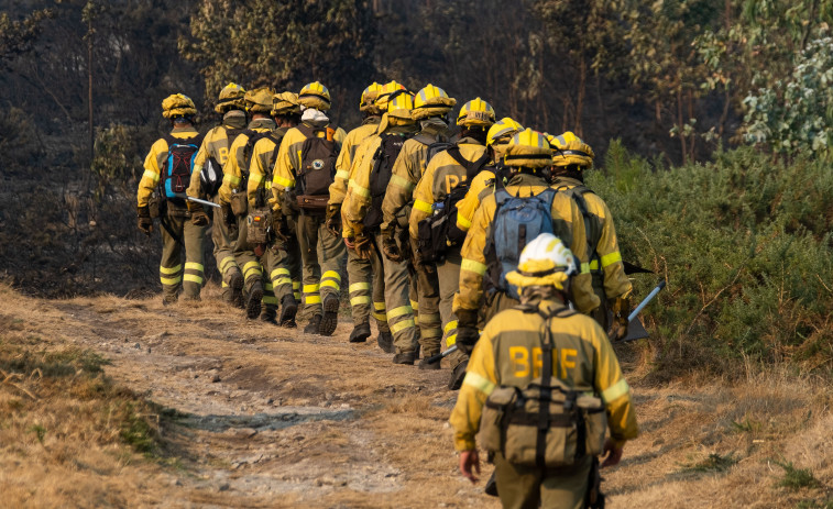 Detenido un hombre de Coristanco como presunto autor de un incendio forestal