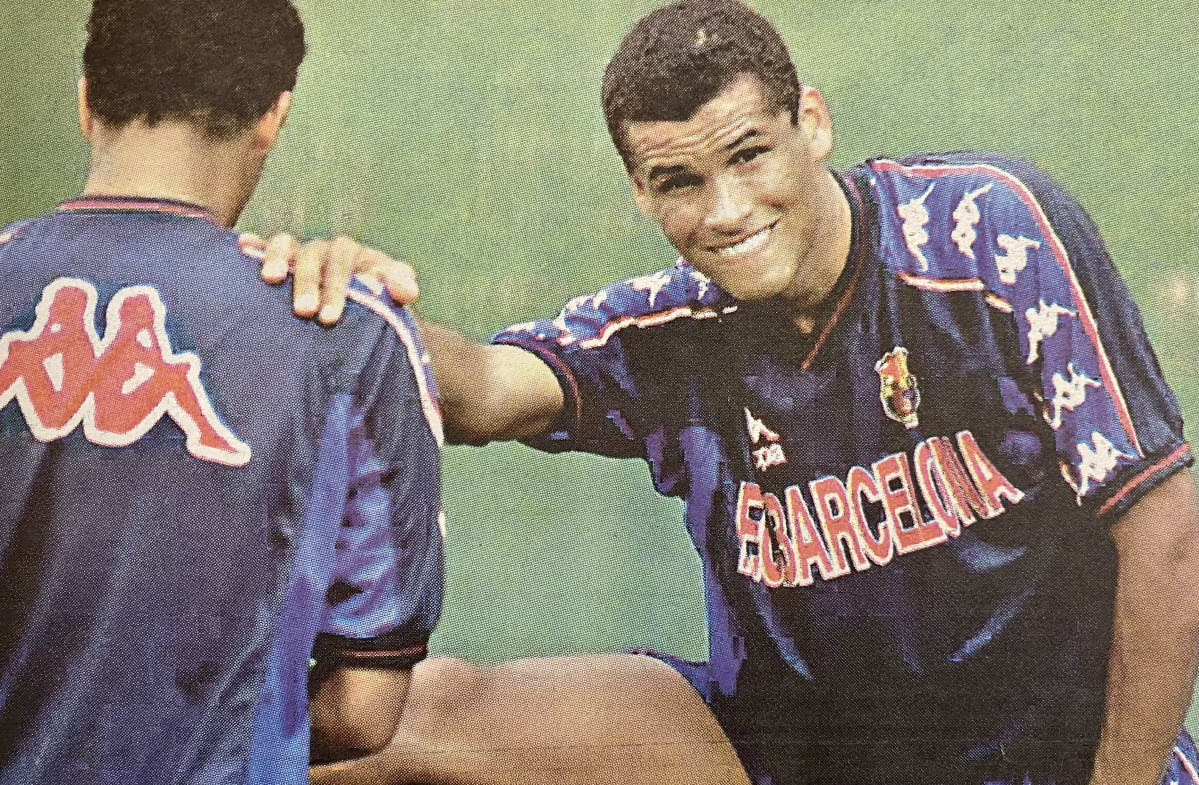 Rivaldo, en el Barcelona en 1997