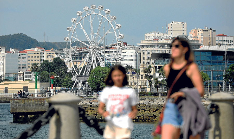 El puerto de A Coruña se queda sin noria hasta 2024