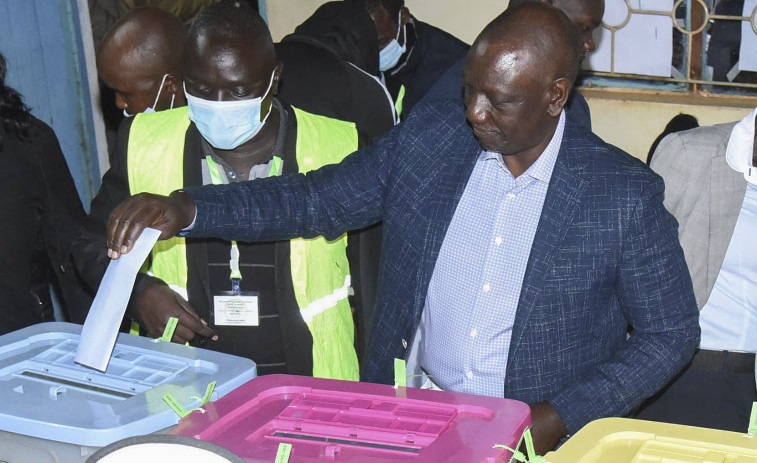 El vicepresidente Ruto gana los comicios de Kenia con el 50,49 % de los votos