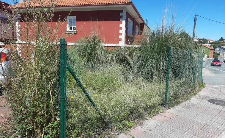 Bergondo denuncia el abandono de una parcela de San Isidro por parte de Naturgy