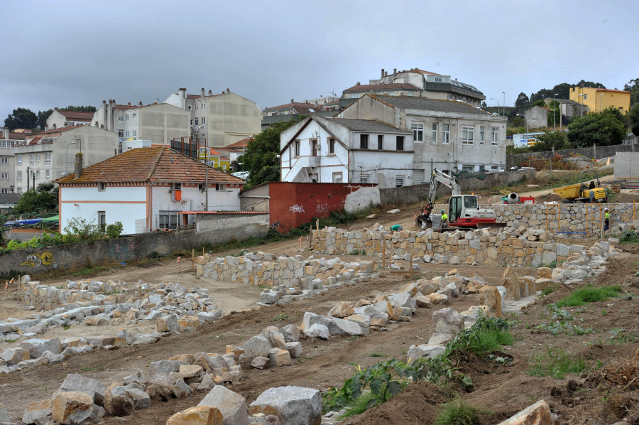 Avanzan las obras para crear casi noventa huertos junto al parque de Adolfo Suárez