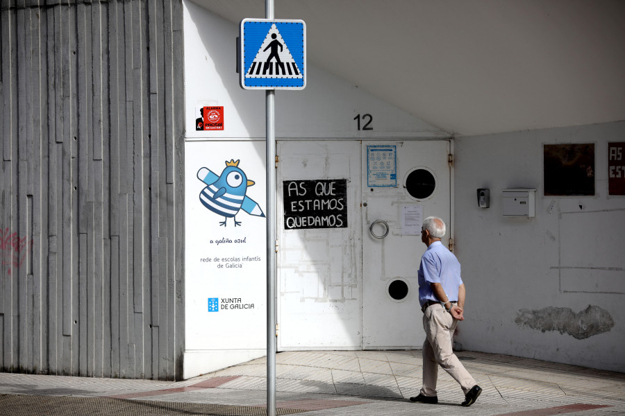 Los trabajadores de A Galiña Azul y otros centros retomarán los paros en octubre