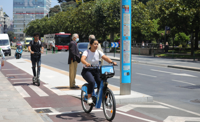 El servicio nocturno de BiciCoruña superó el centenar de usuarios en una semana