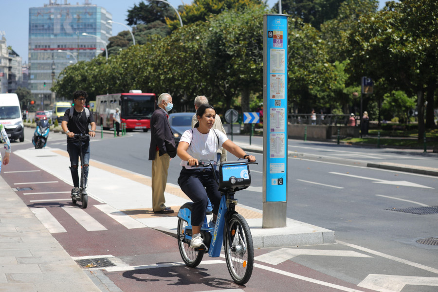 El servicio nocturno de BiciCoruña superó el centenar de usuarios en una semana