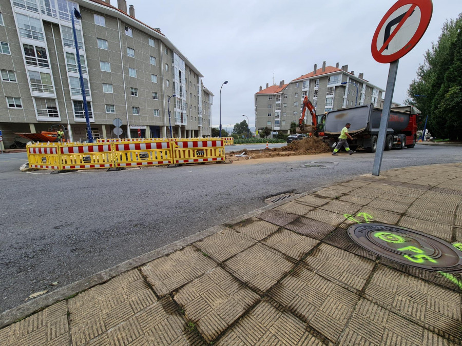 Culleredo inicia las obras de construcción de  la glorieta de la plaza de la iglesia de Vilaboa