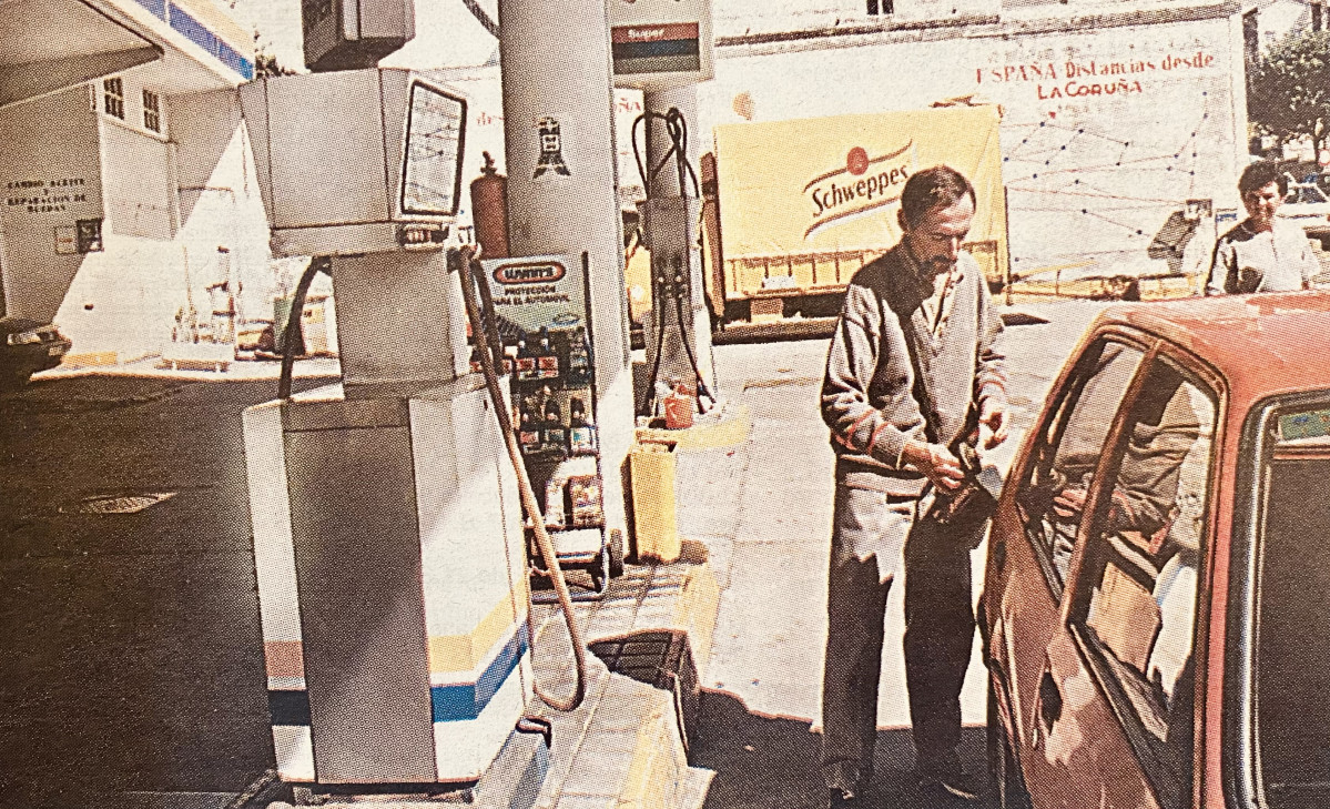 Gasolinera de Perillo en 1997