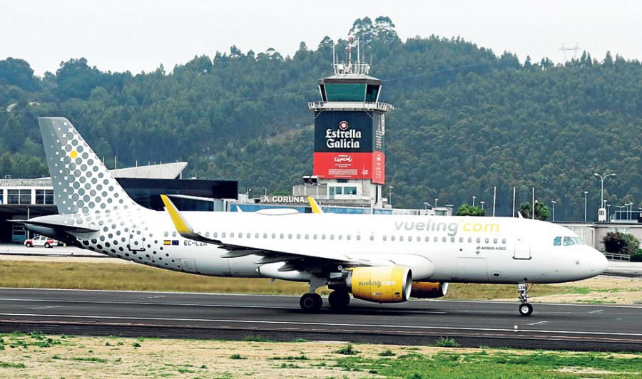 Vuelos desde A Coruña a Barcelona o Londres a partir de 20 euros en el Cyber Monday de Vueling