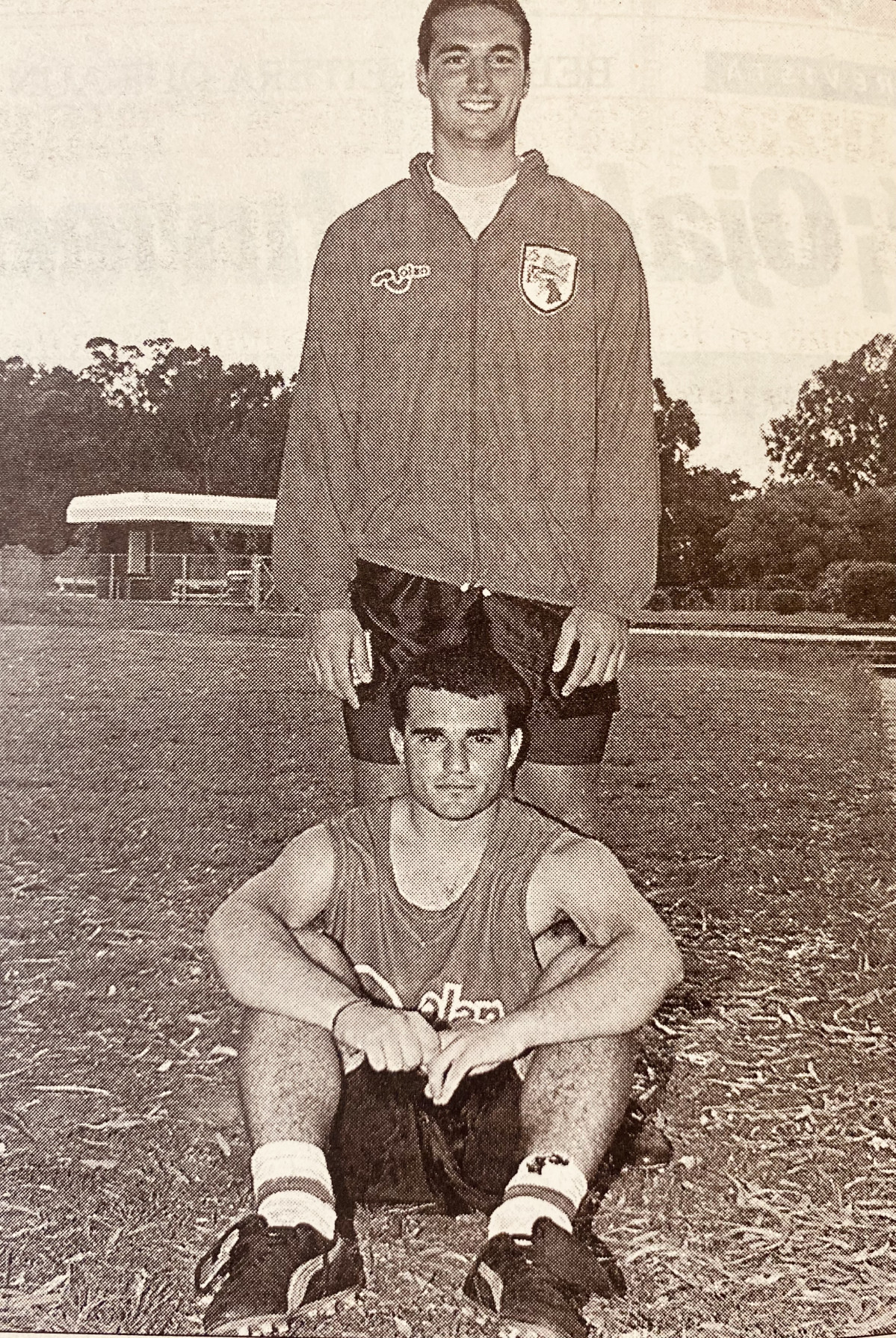 Los hermanos Scaloni en 1997