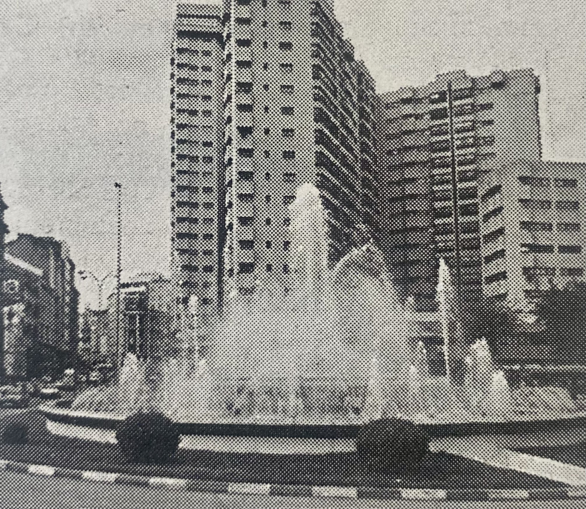 Fuente de Cuatro Caminos en 1997
