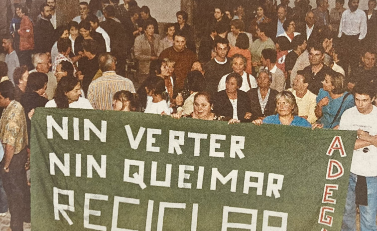 Hace 25 años: Reinvindicaciones en el primer aniversario del desastre de Bens