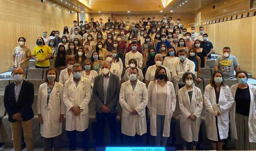 El Chuac dio hoy la bienvenida a 109 alumnos que estudian el último curso de Medicina