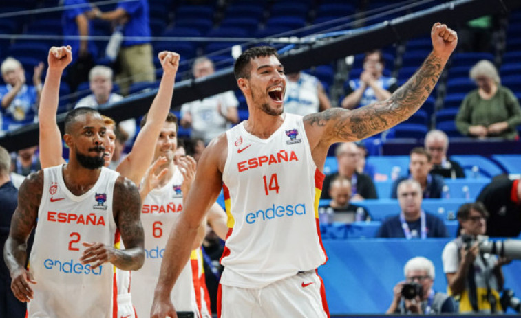La selección española de baloncesto se mete en semifinales del Eurobasket (100-90)