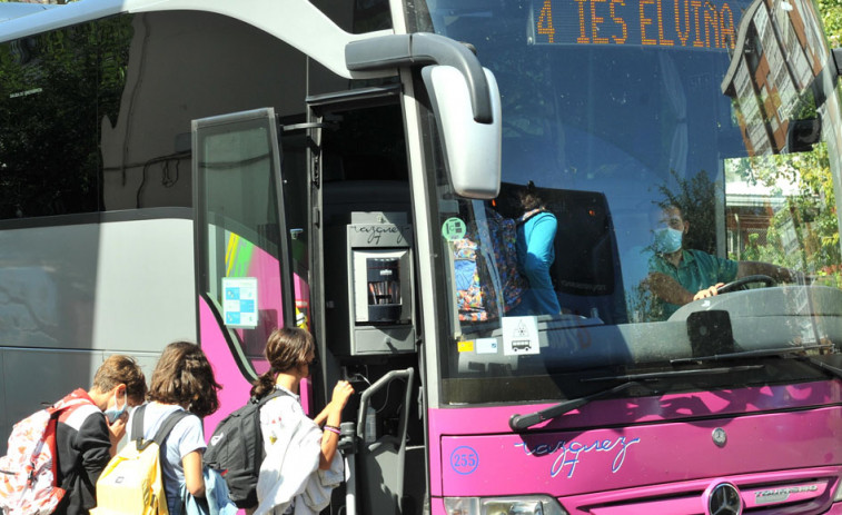 Los buses escolares, entre los servicios mínimos de la huelga en el transporte de viajeros