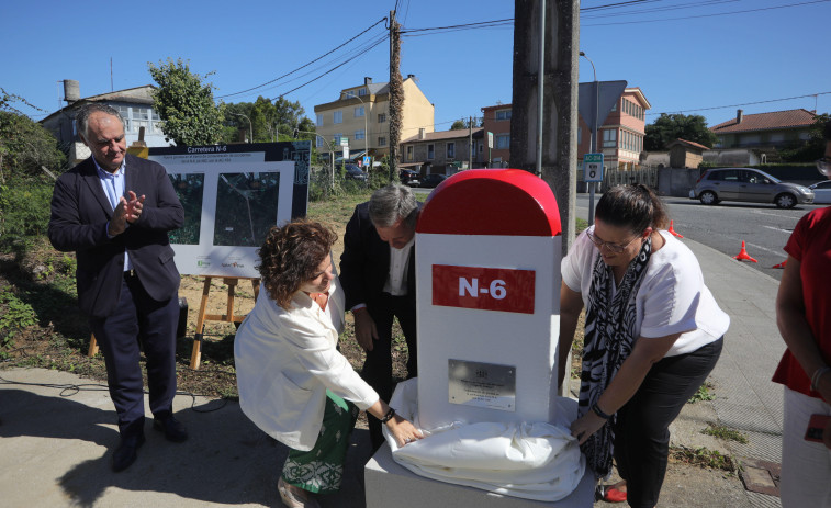 Inician las obras de dos glorietas en la N-6 en Bergondo