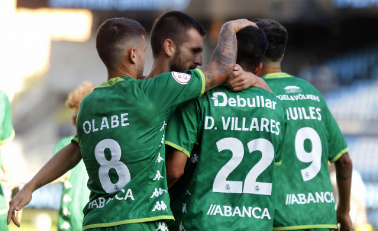 Villares festejó su partido 50 en el Depor con su segundo gol