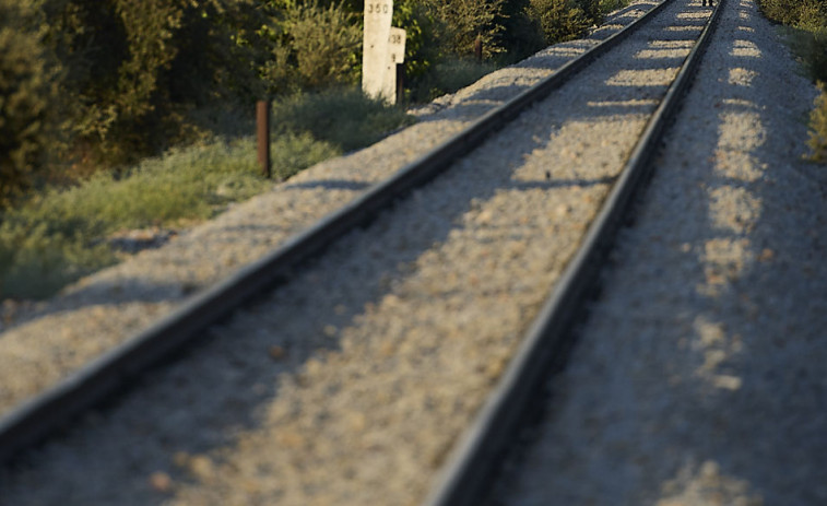 El choque de un tren contra un árbol en Mugardos se salda sin heridos