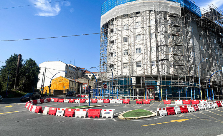 Culleredo licita la obra de construcción de  una glorieta sobre la autopista AP-9 en Vilaboa