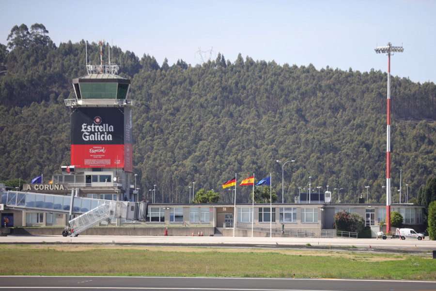 La bandera alemana ya ondea en la pista de Alvedro