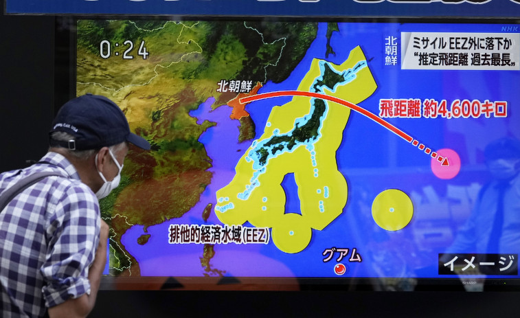 Corea del Norte lanza su mayor misil hasta la fecha sobre Japón