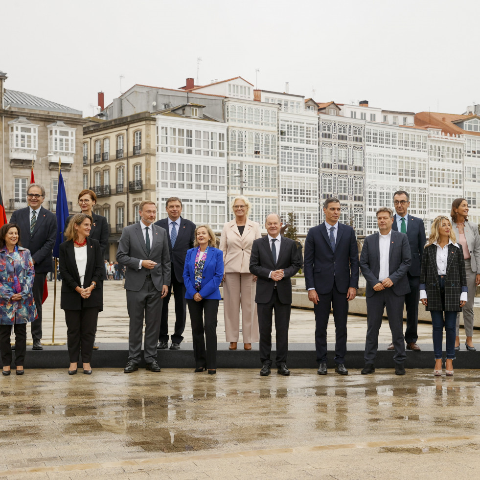 Cumbre hispano alemana en A Coruña EFE Cabalar (2)